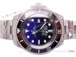 NEW UPGRADED V3 Replica Rolex Deepsea D-Blue Face Black Ceramic Bezel watch